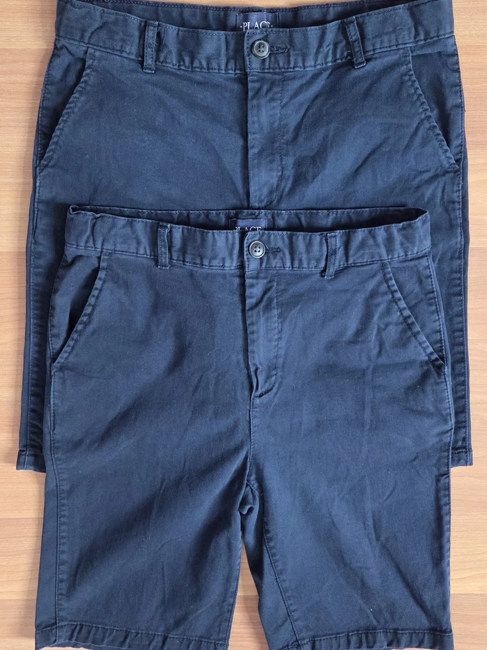 2-Piece, Boys Size 16, Uniforms Shorts, by Children's Place in Navy Blue